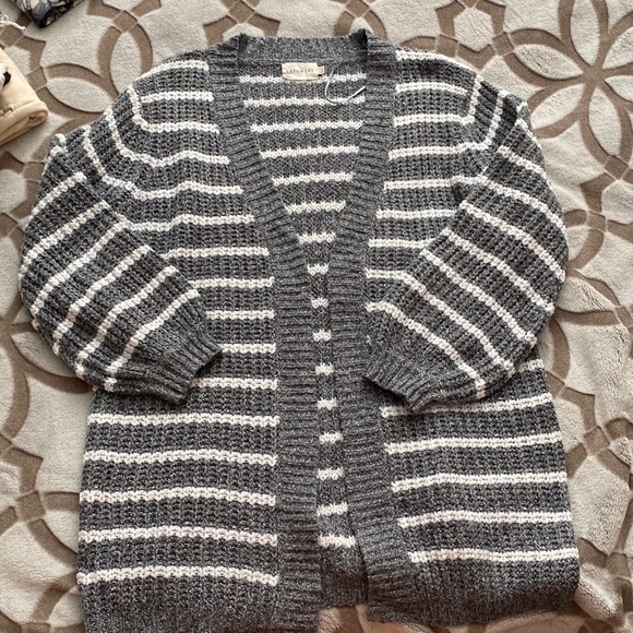 Dreamers striped cardigan S/M - Picture 1 of 2